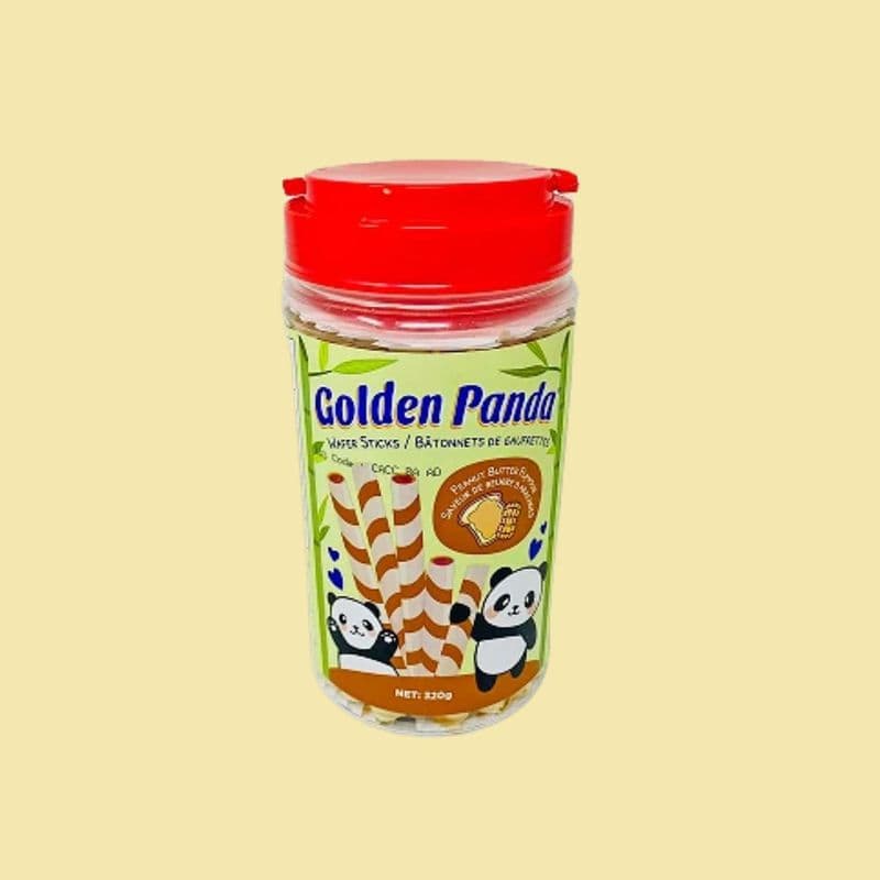 Wafer Stick Peanut Butter 320g - Golden Panda