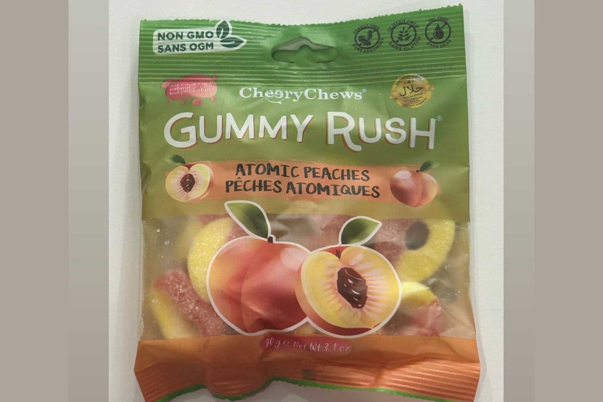 Cheery Chews Peach gummies (3.1oz)