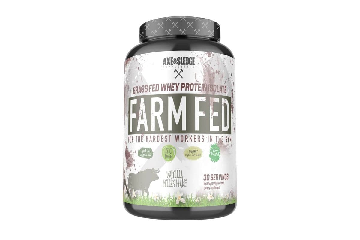 Axe and Sledge Farm Fed Vanilla Milkshake Protein Powder (840 g)
