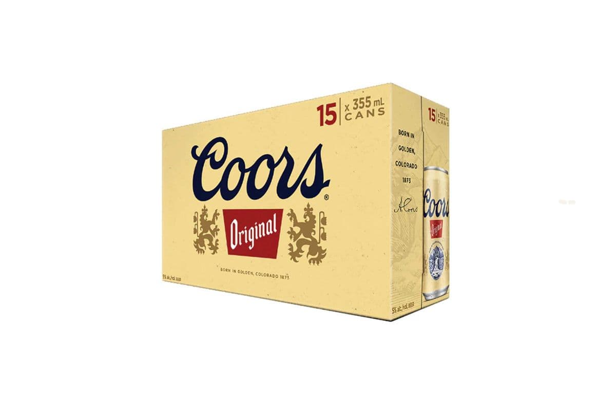 ★ Coors Original - The Banquet Beer | SAVINGS EVERYDAY — THE GOLDEN CLASSIC | (15 x 355ml)