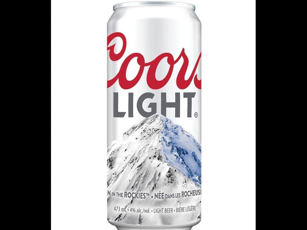 Coors Light (2 X 473ml Can), 4.0% ABV, Deposit $0.20 - Beer
