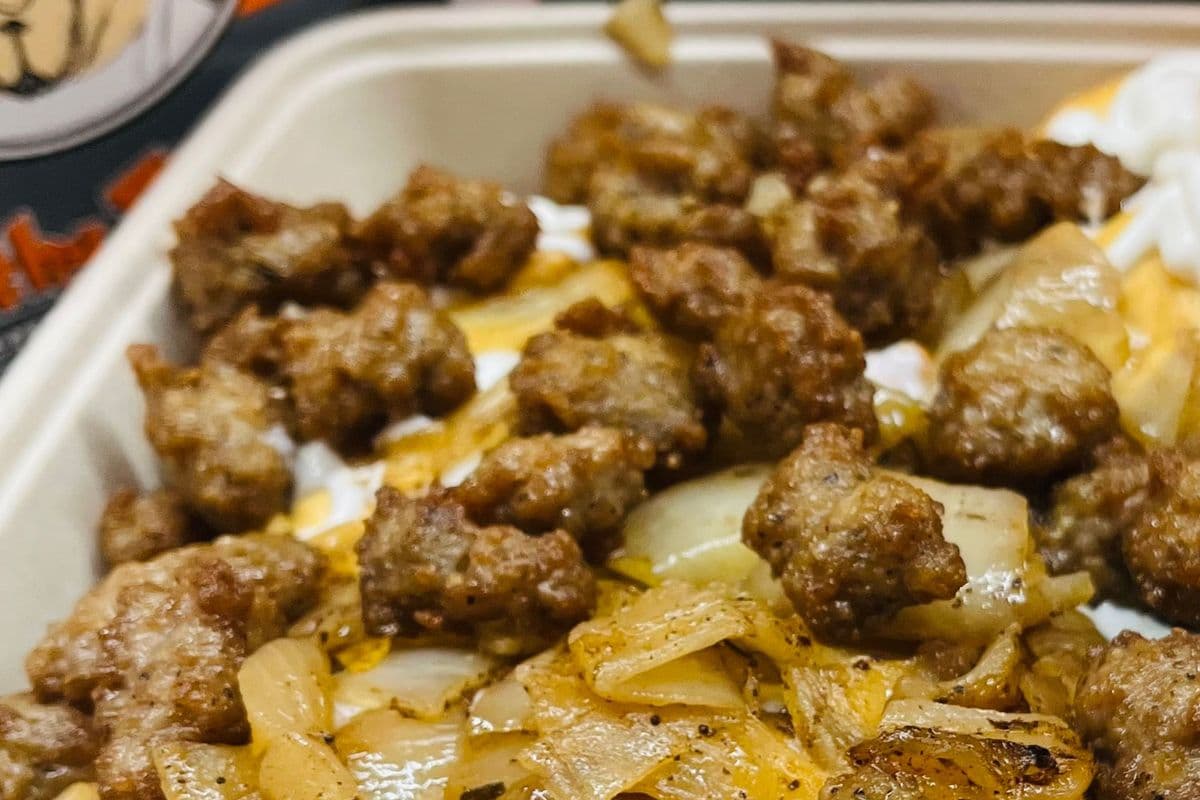Italian Spicy Sausage Poutine