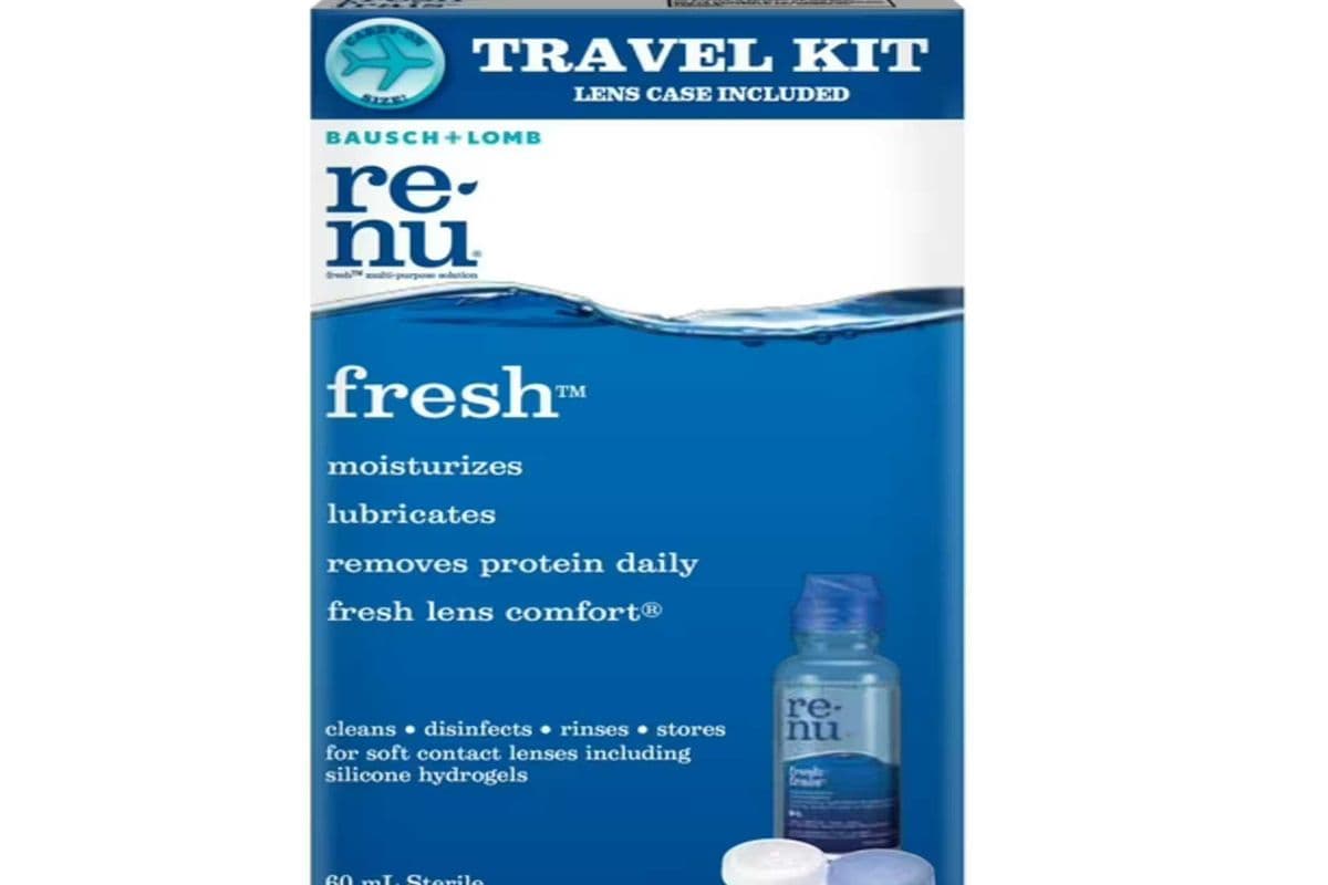 Renu Fresh Multi-Purpose contact lens Solution Travel Kit, 60mL