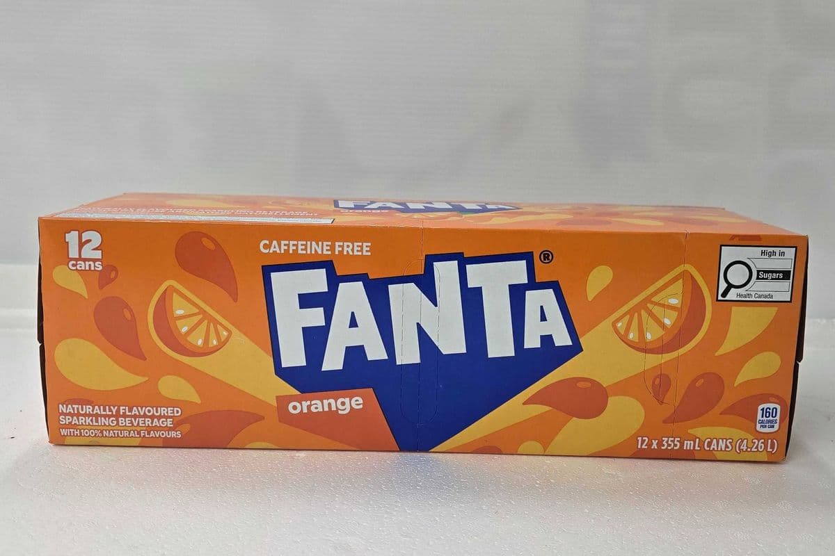 Fanta Orange flavour 12 × 355ml (12 cans)