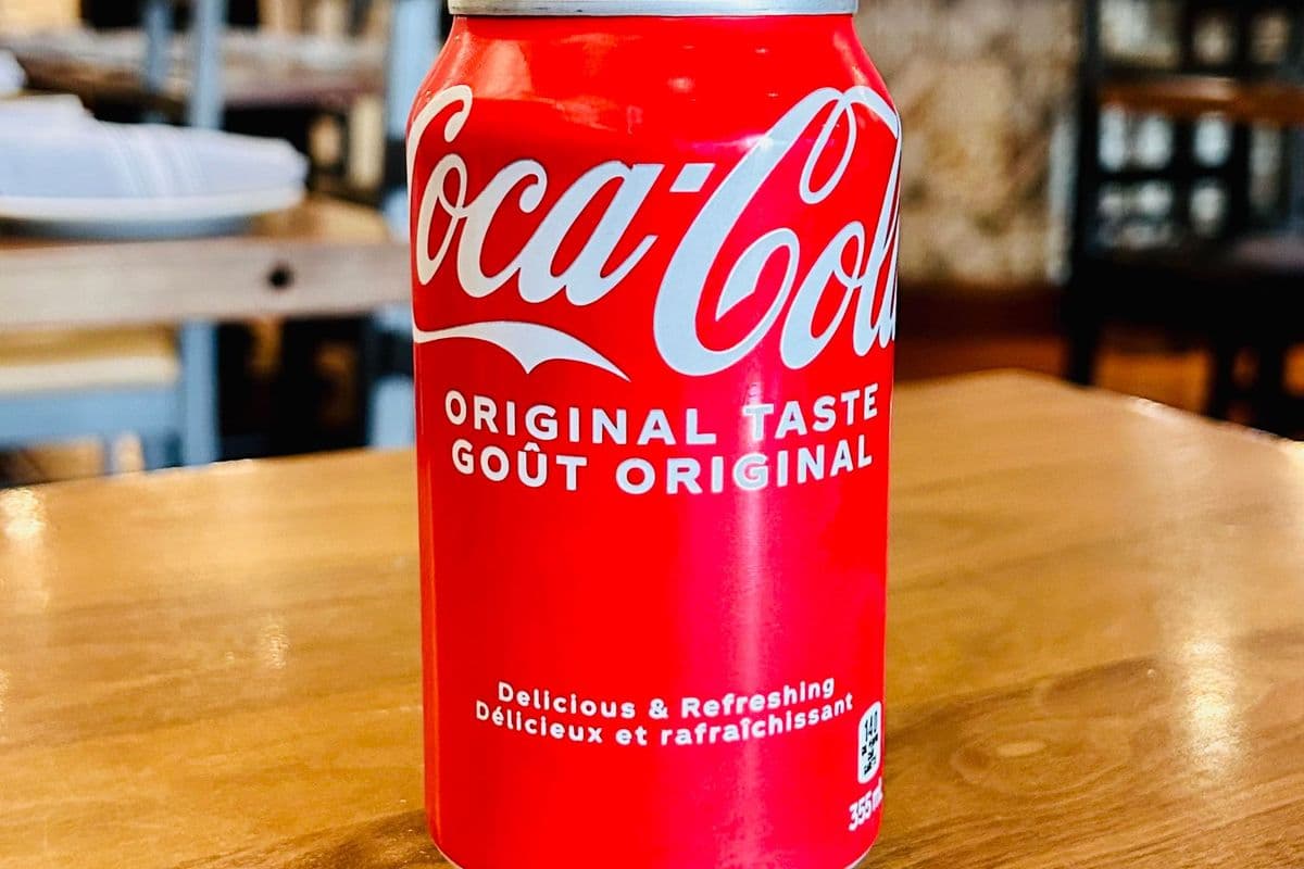 Canned Coca-Cola (355 ml)