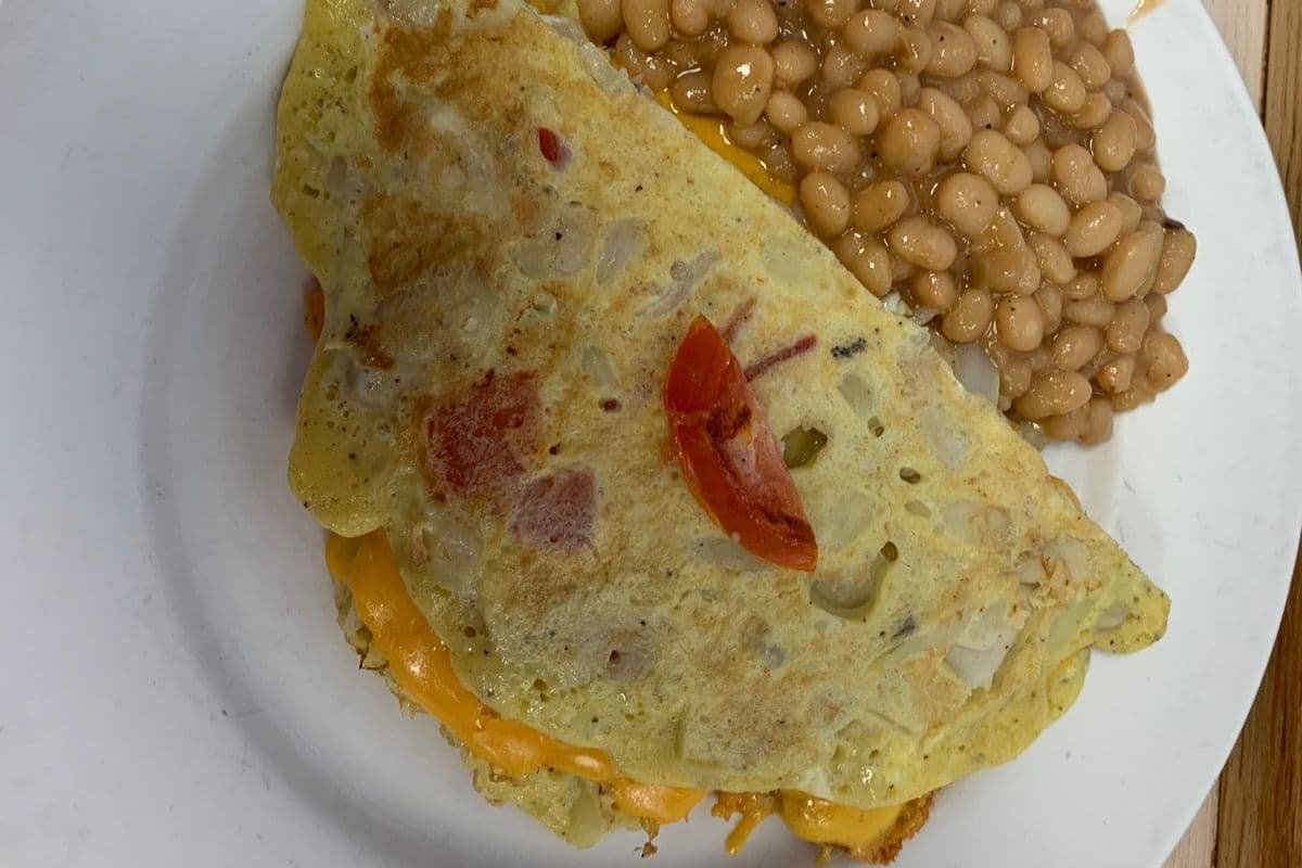 Mushroom Veggie Omelette