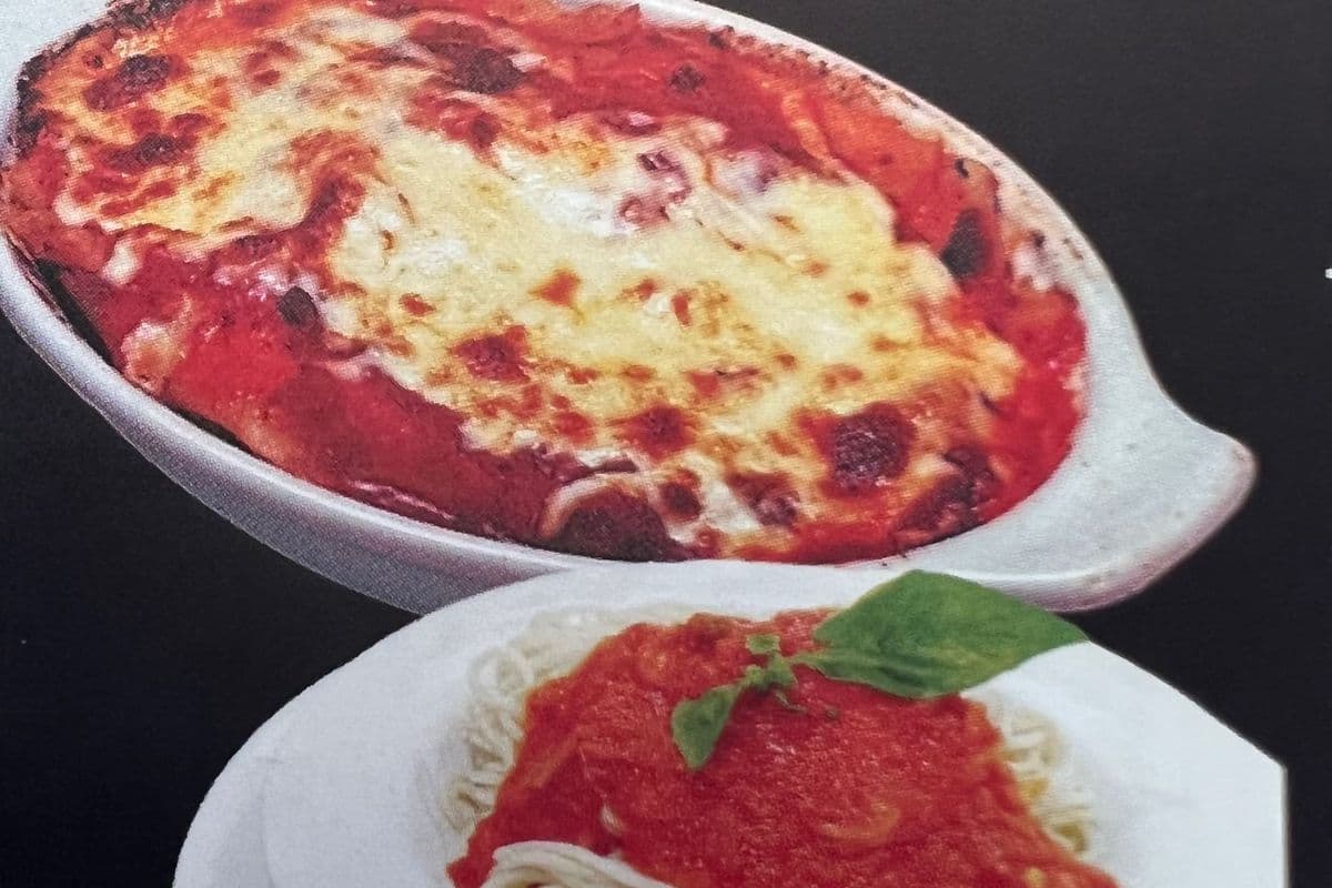 Spaghetti gratiné