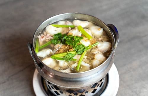 (Combo) Fish & Lamb Hot Pot /  (套餐)魚羊鮮鍋