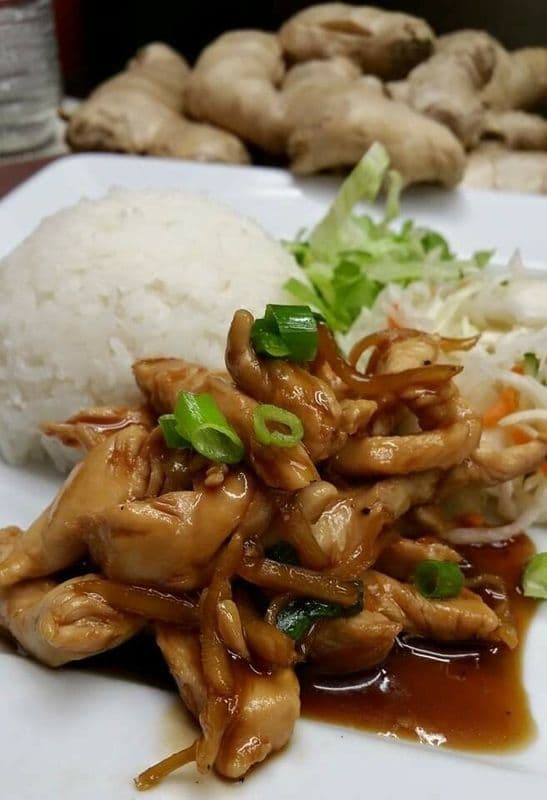 Poulet gingembre caramel