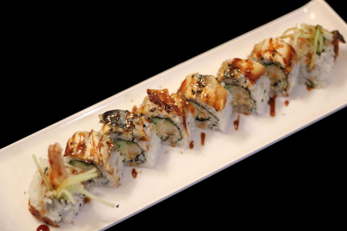 3. Black Dragon Roll (8 pcs)