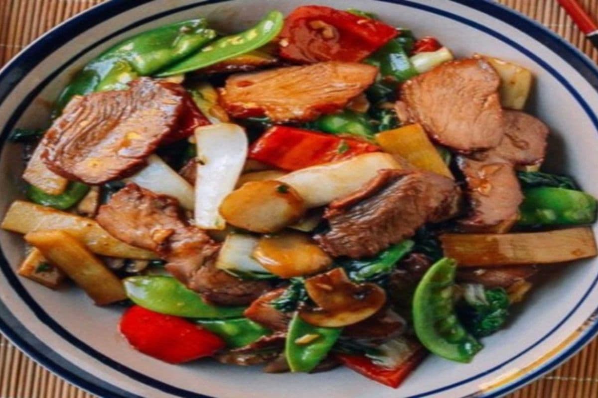 29. B.B.Q. Pork & Mixed Vegetables