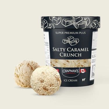 Chapman's Super Premium Créme Glacée Croquant Caramel Salé 500ml/ Chapman's Super Premium Ice Cream Salty Caramel Crunch500ml