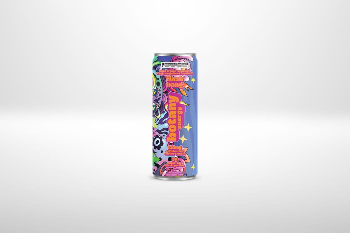Botany Energy Flash Bang Blood Orange & Raspberry (355 ml)