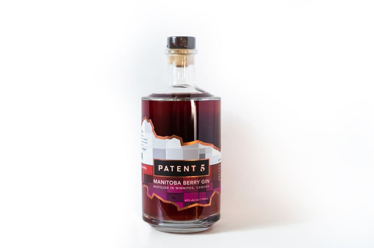 Patent 5 Manitoba Berry Gin 750ml (1 x 750 ml)