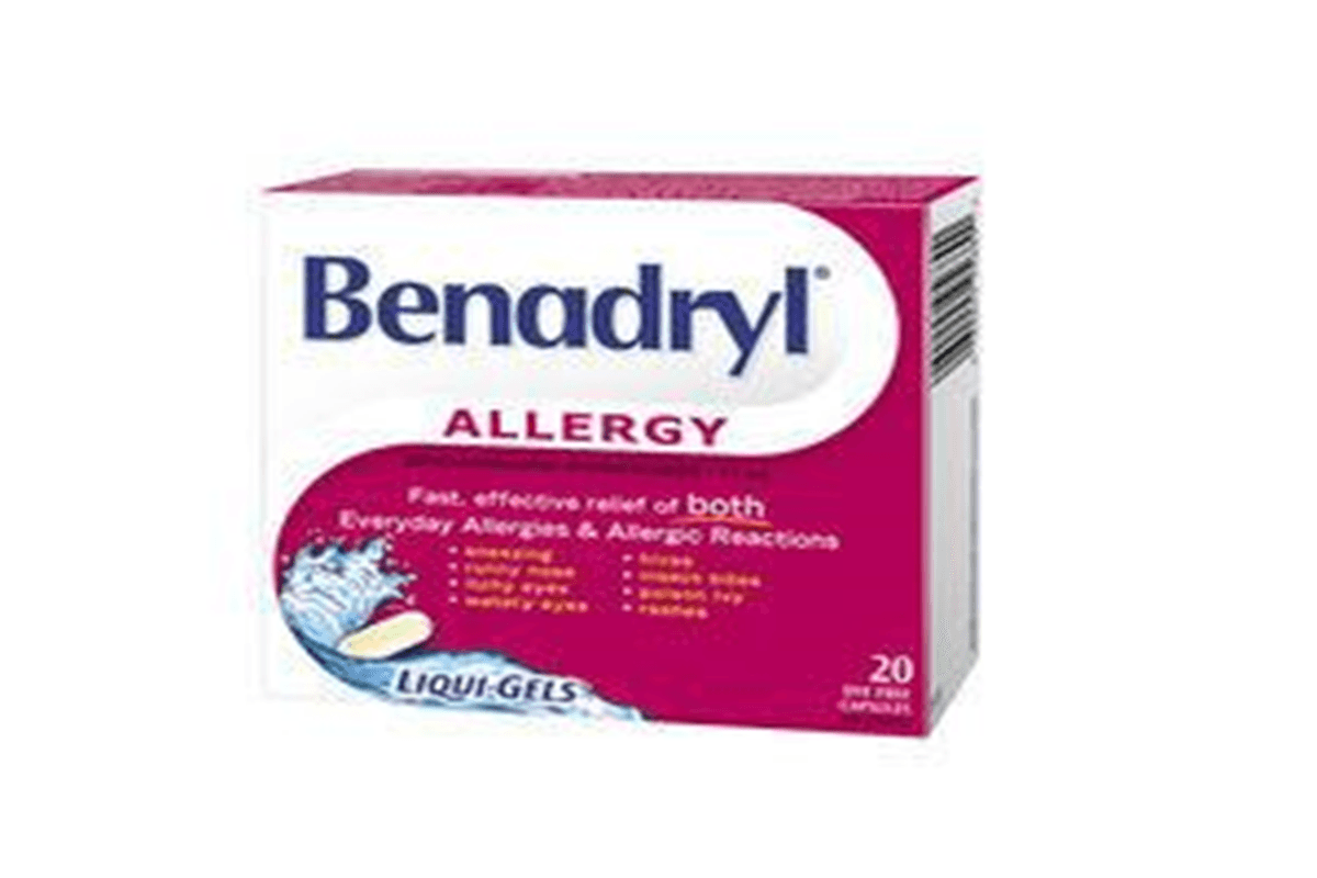 Benadryl Allergy Liqui-Gels (20 caps)