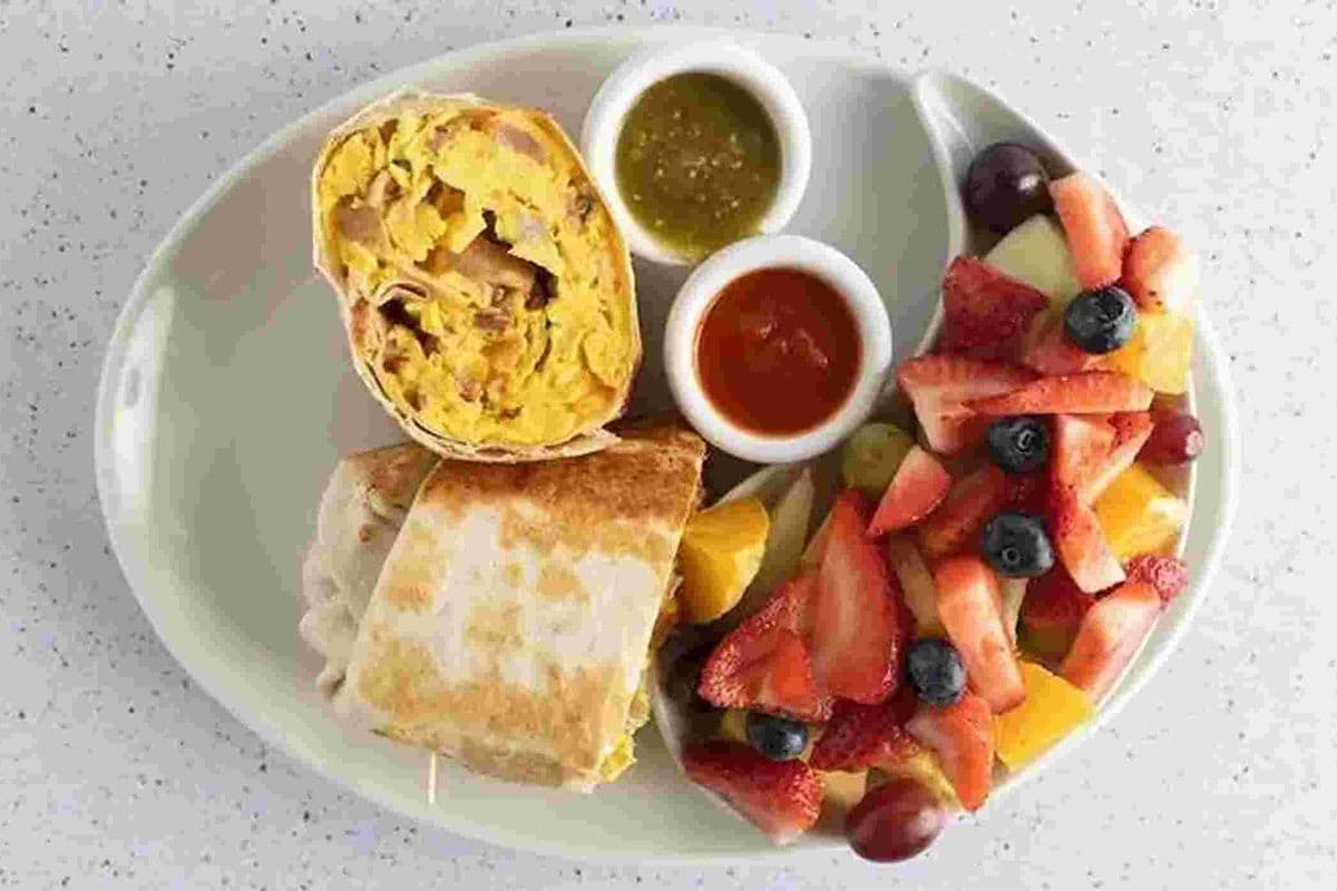 Grilled Breakfast Burrito