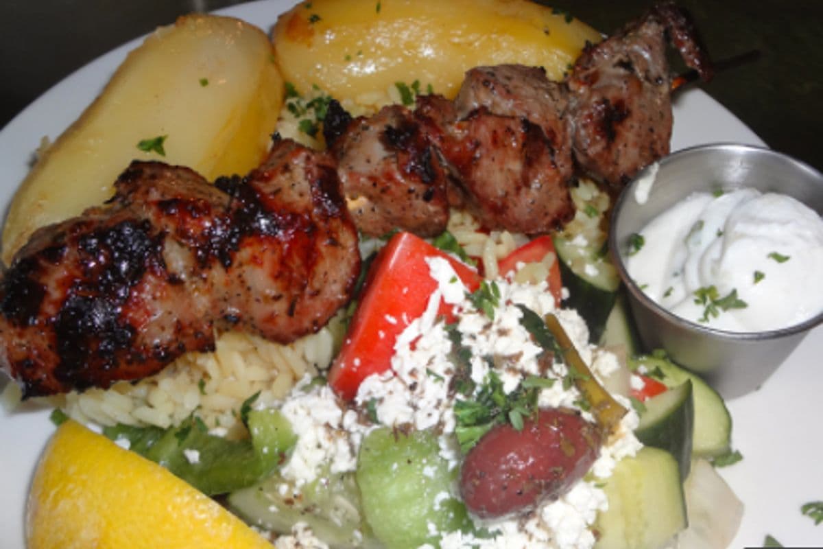 Lamb Souvlakia