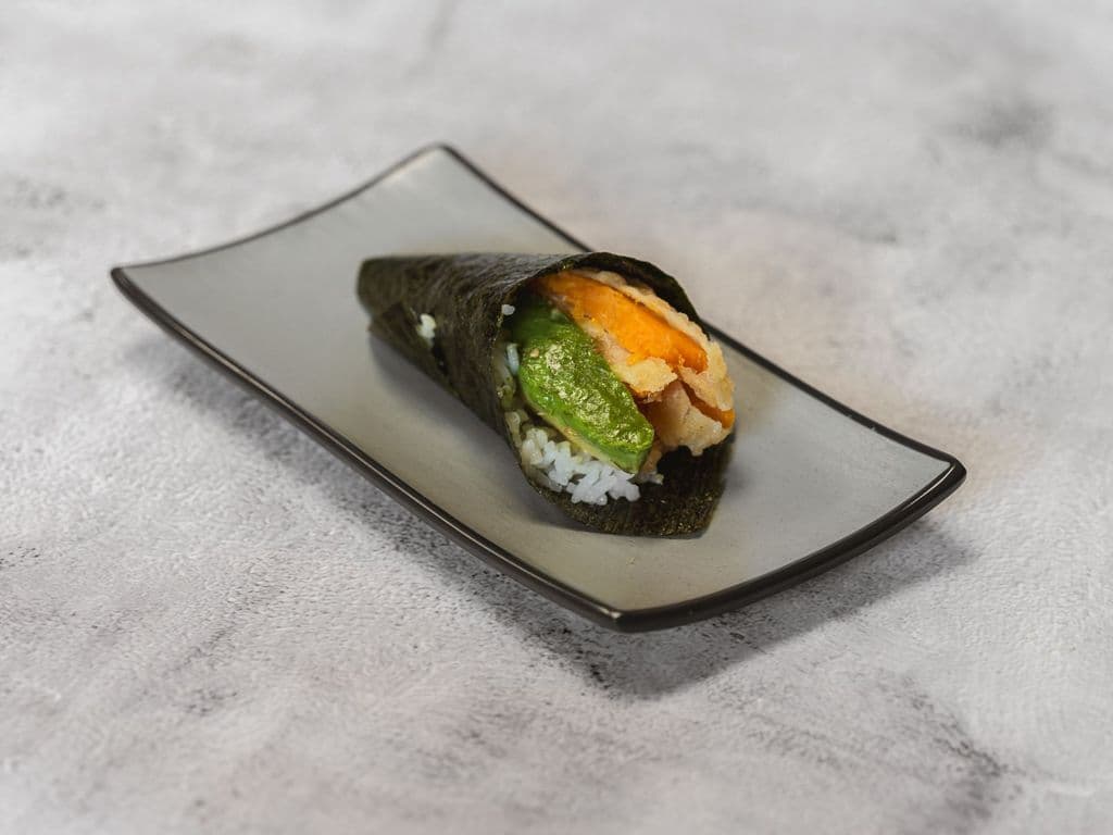 H13 Yam Tempura Handroll