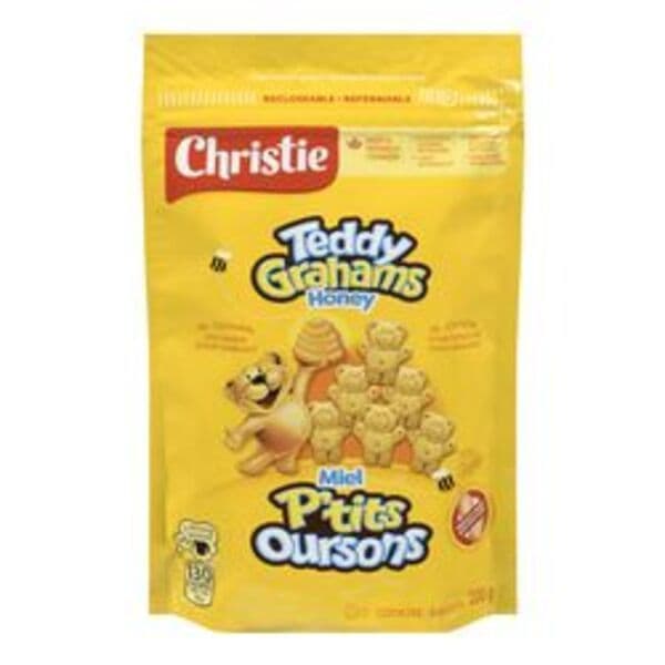 Christie Biscuits P'tits Oursons Miel 200g/ Christie Teddy Grahams Honey Cookies 200g / Christie Biscuits P'tits Oursons Miel 200g/ Christie Teddy Gra