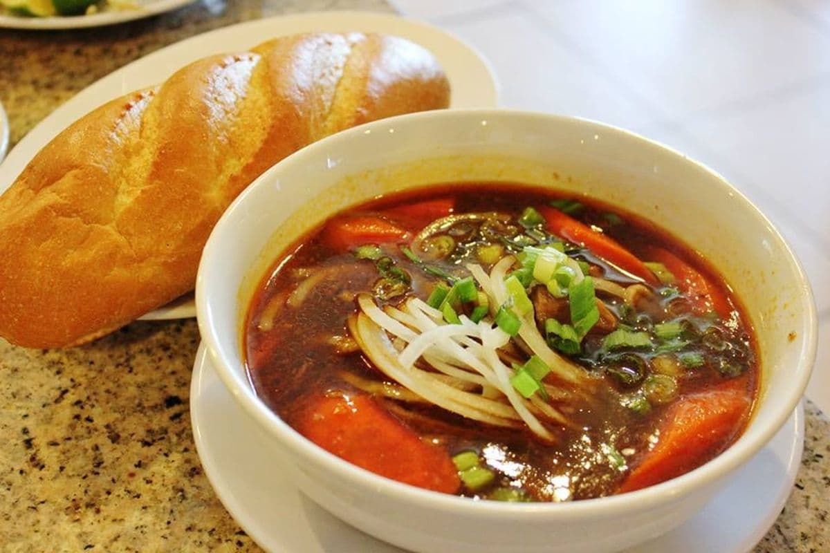 8. Beef Stew Soup Sandwich / Bánh Mì Bò Kho