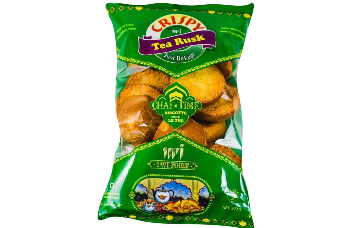 Crispy Tea Rusk Biscotti (Green)