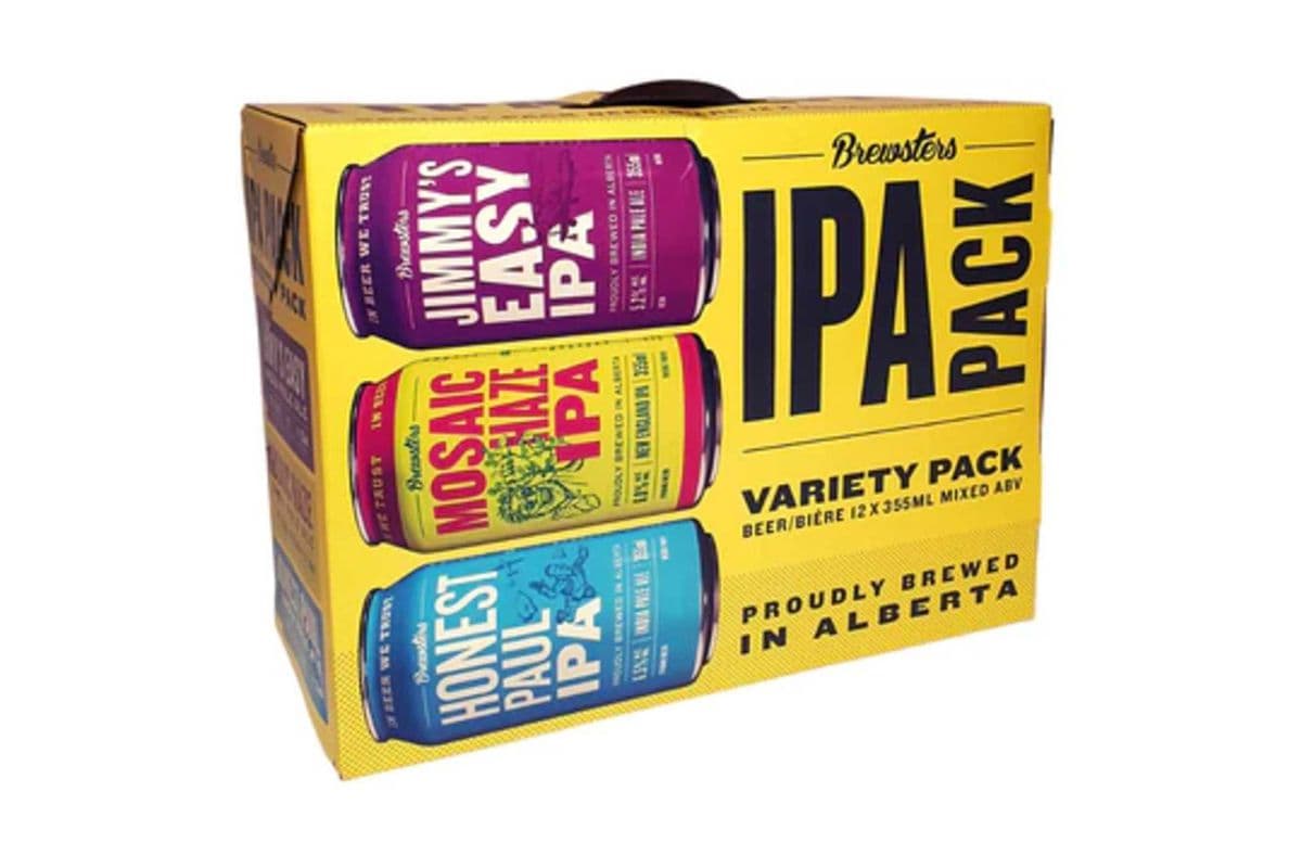 BREWSTERS IPA MIX PACK 355ML 12PK CAN (1 x 355ML)