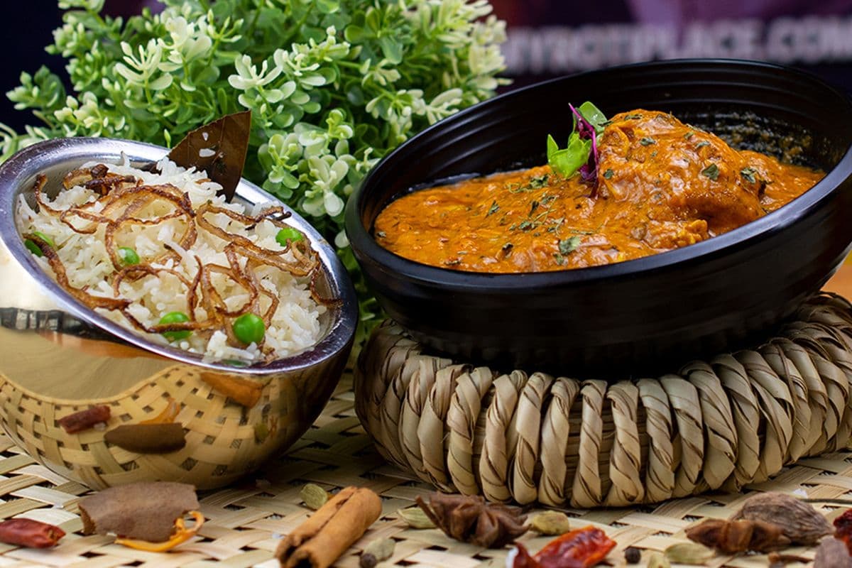 Railway Chicken Curry & RICE