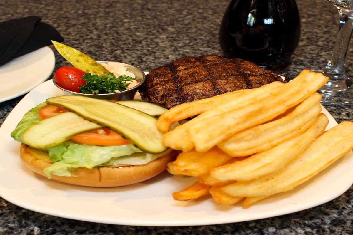 Kids or Senior Hamburger Platter