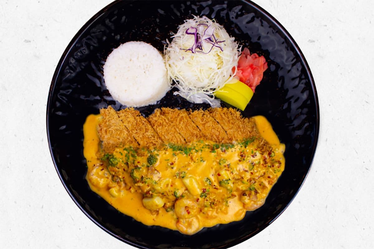 Pork Loin Red Carbonara Katsu