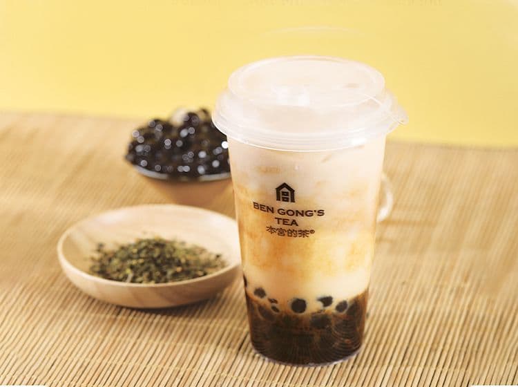 Osmanthus Oolong brown sugar pearl / 桂花乌龙⿊丸