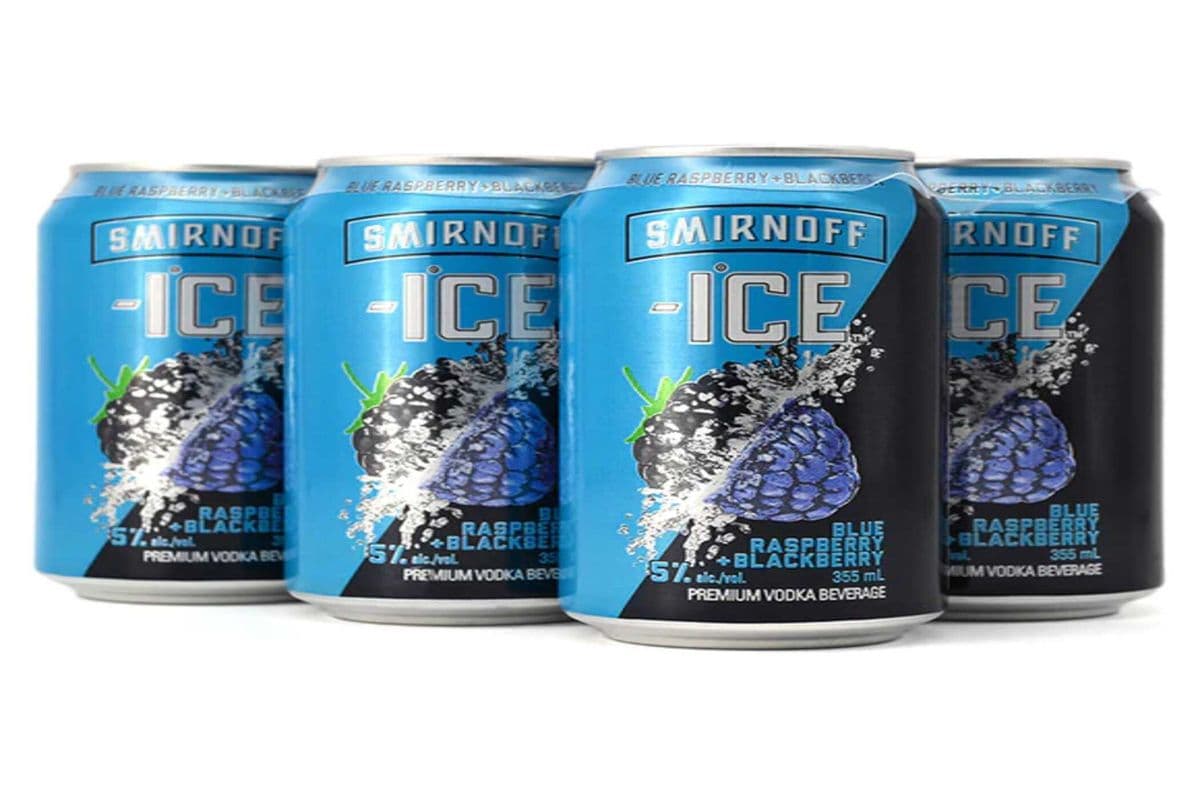 Smirnoff ice Blue Raspberry & Blackberry 6x355ml (6 x 355ml)