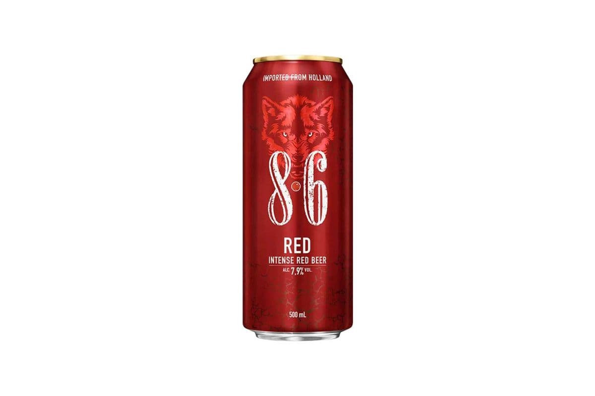 Bavaria 8.6 Red Strong Amber Lager, Netherland (500 ml Can) (1 x 500ml)