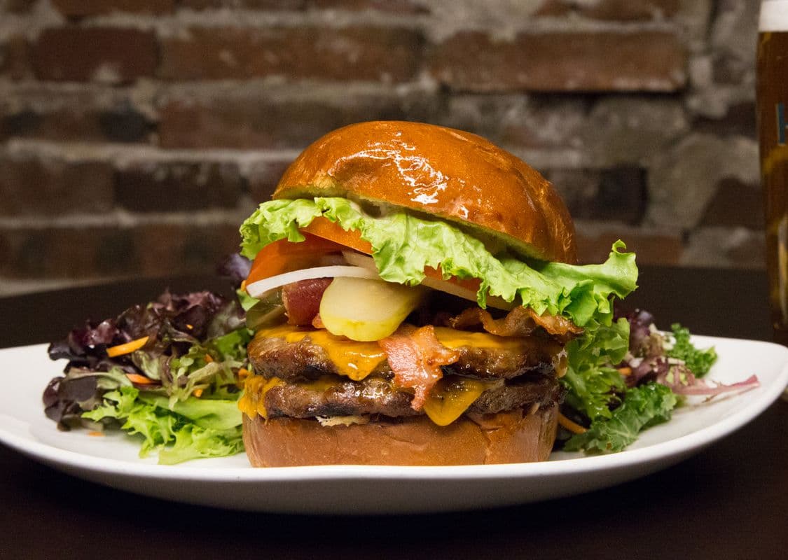 Bacon Cheddar Beef Burger