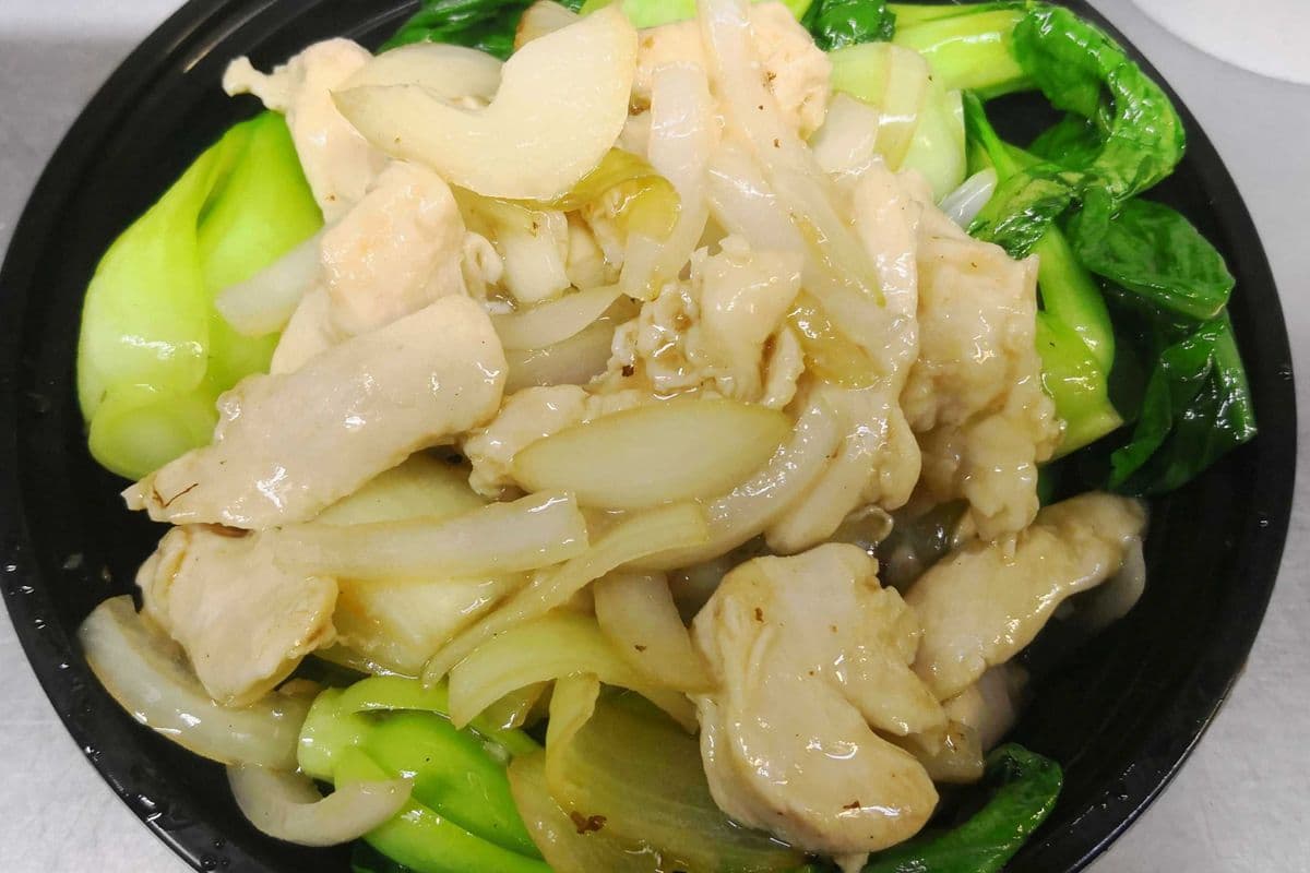 Chicken with Chinese Bok Choy