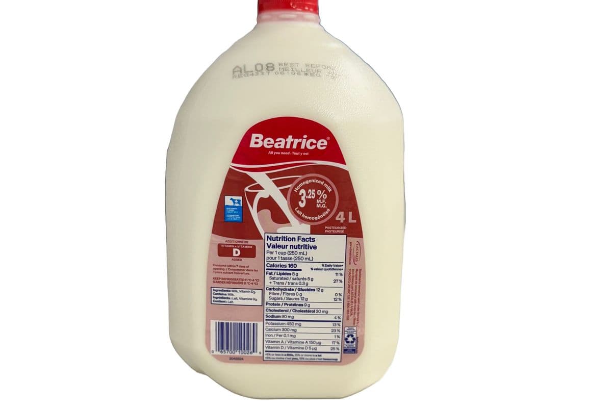 Beatrice Milk 3.25% (4L)