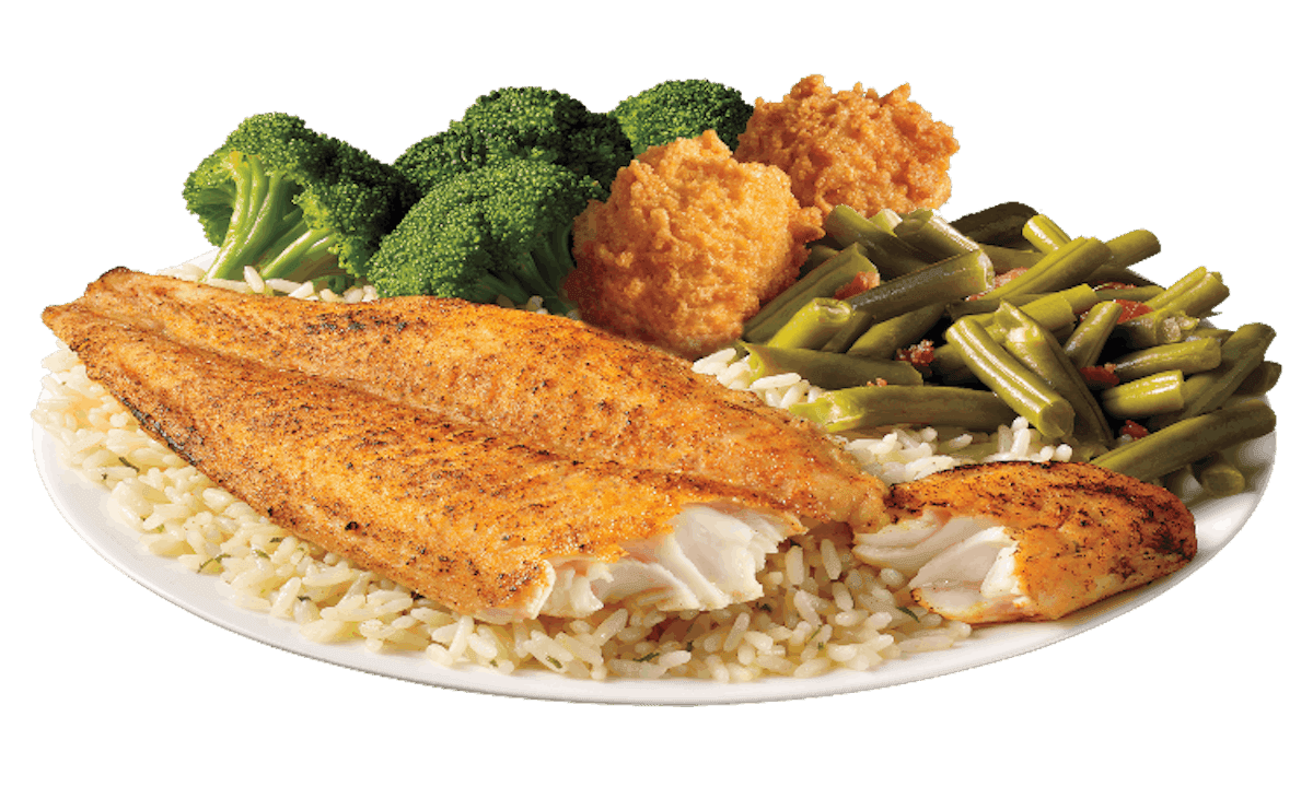 Grilled White Fish Meal