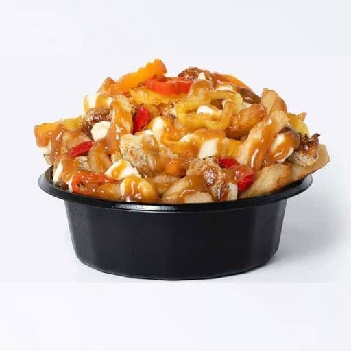 Poutine poulet piment fort régulière / Regular Hot Pepper Chicken Poutine