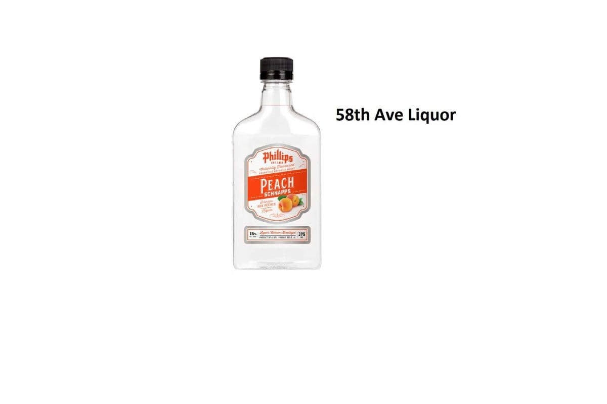 PHILLIPS PEACH SCHNAPPS (1 x 375ML)
