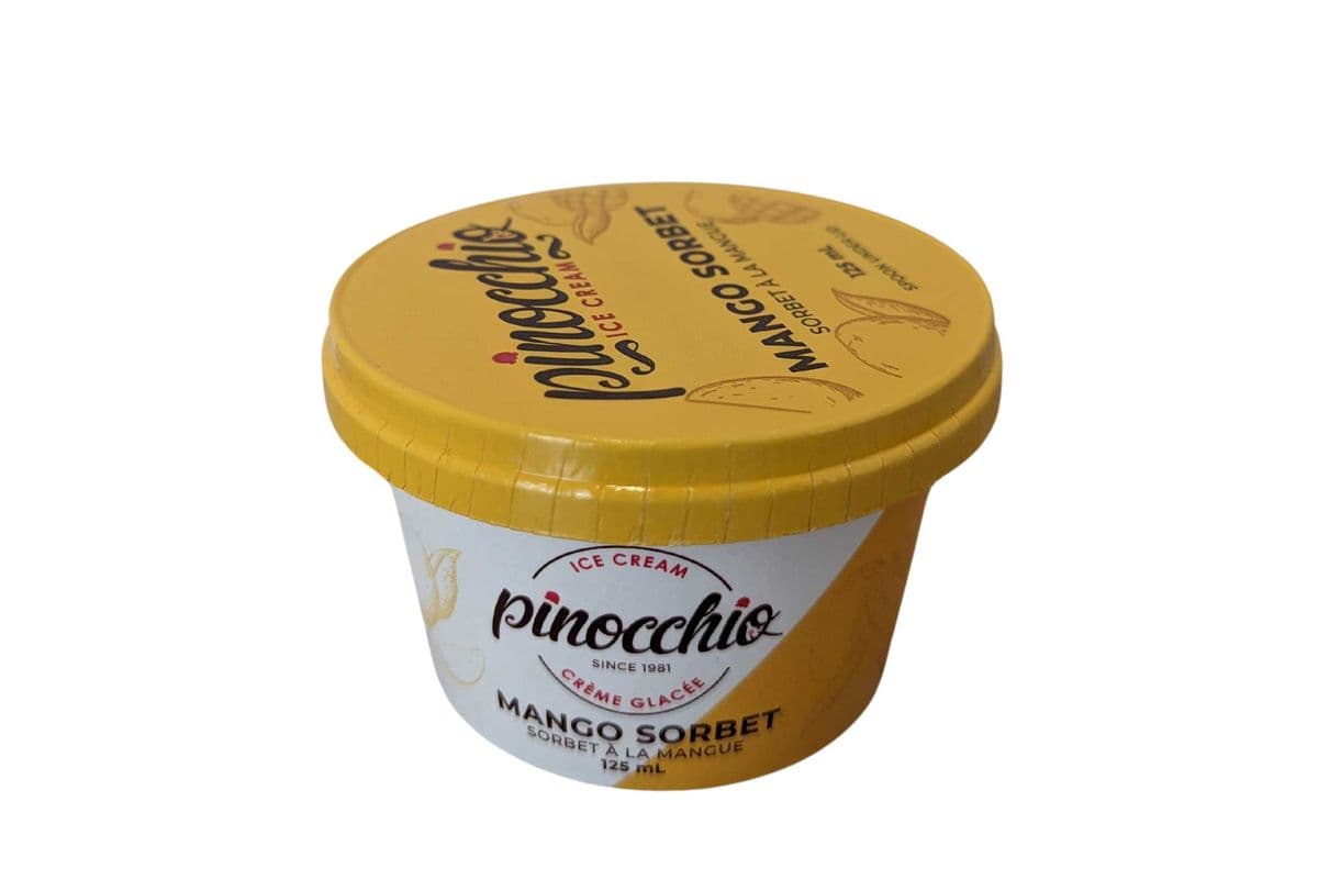 Pinocchio Sorbet Mango (Gluten Free/Vegan) (125ml)