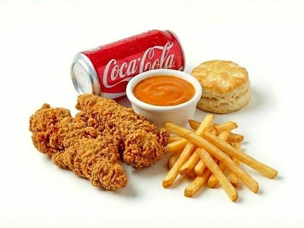2 Pieces Crispy Tenders -Meal