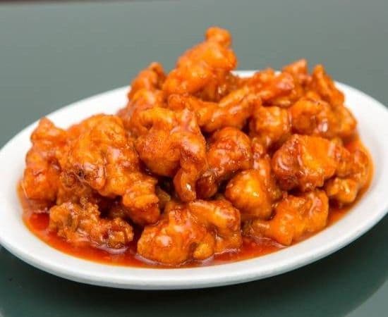 43a. Poulet général tao avec riz / General Tao Chicken with rice / 左鸡