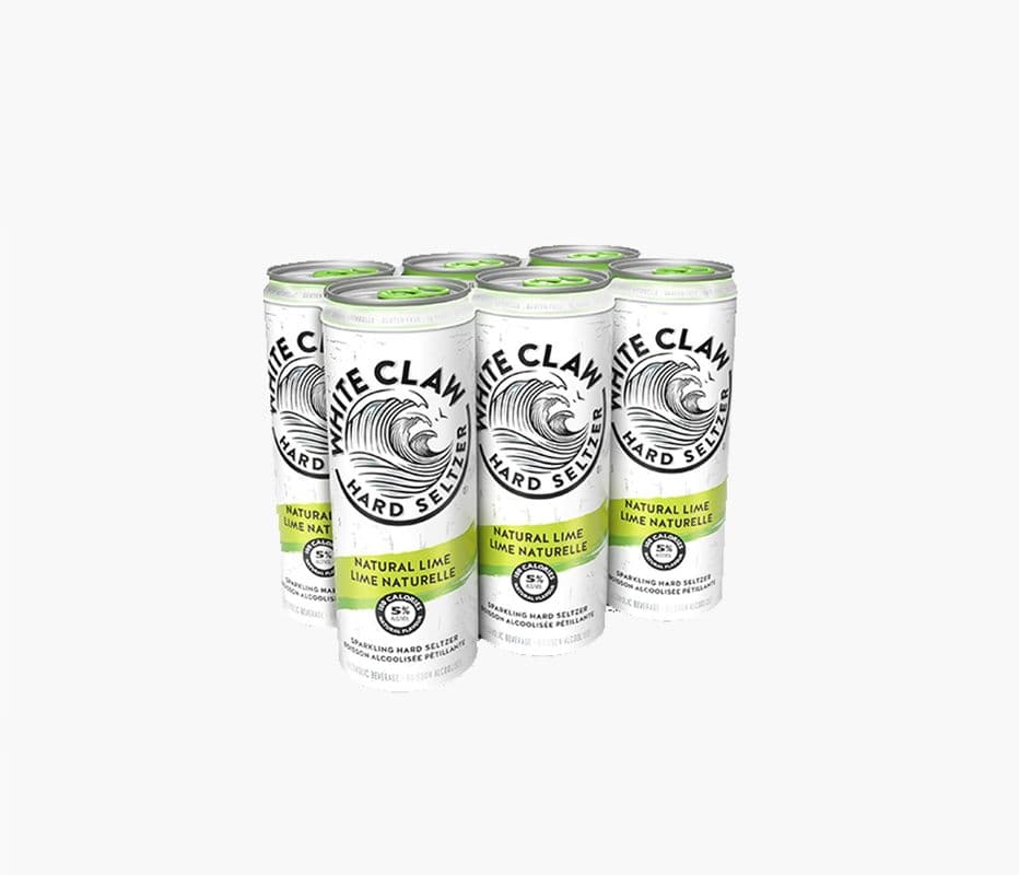 White Claw Natural Lime (6 x 355 ml Cans)