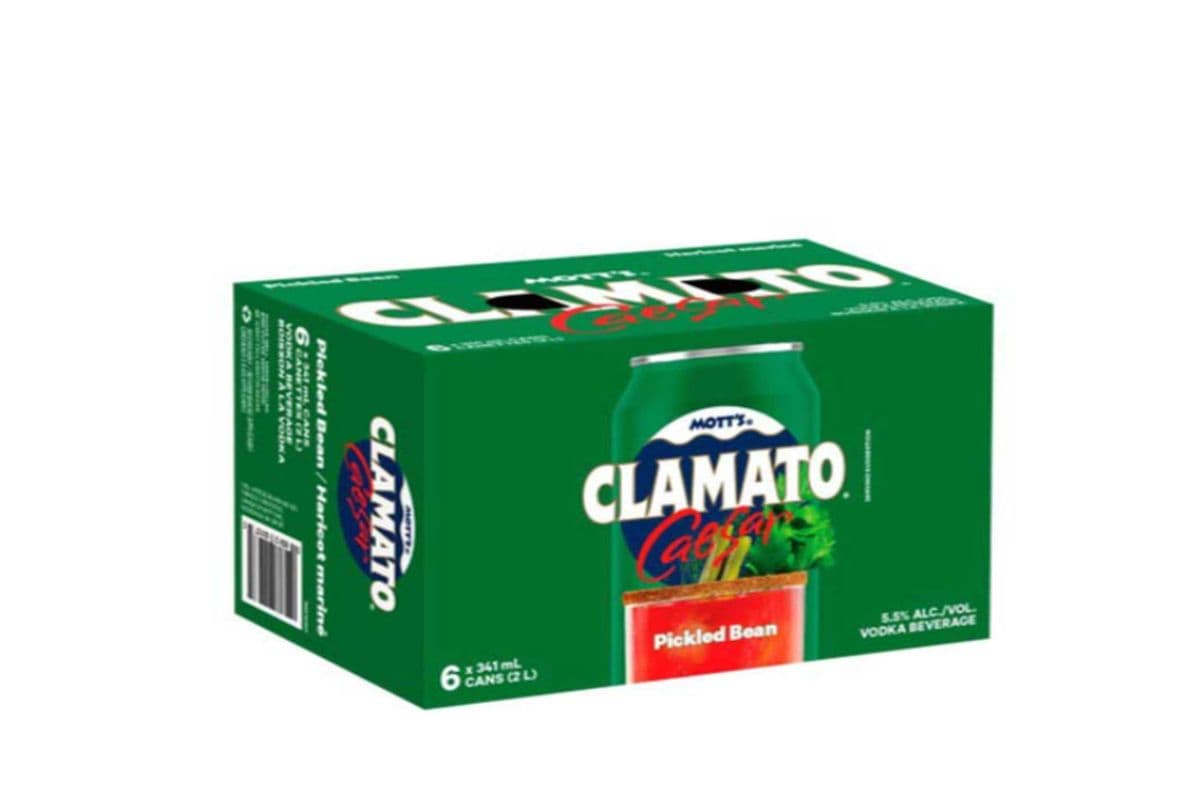 6pk Motts Clamato Pickled Bean (1 x 6pkx355ml)