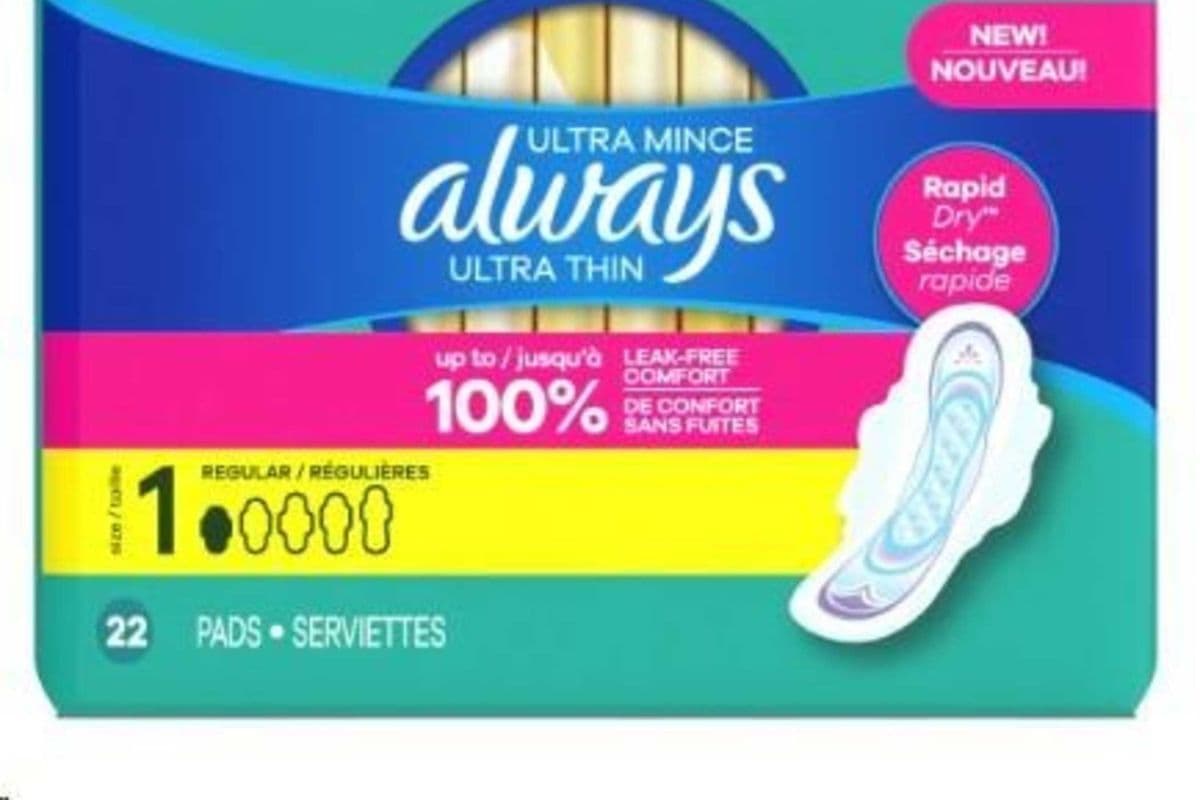 always ultra thin regular size 1 (22 pads)