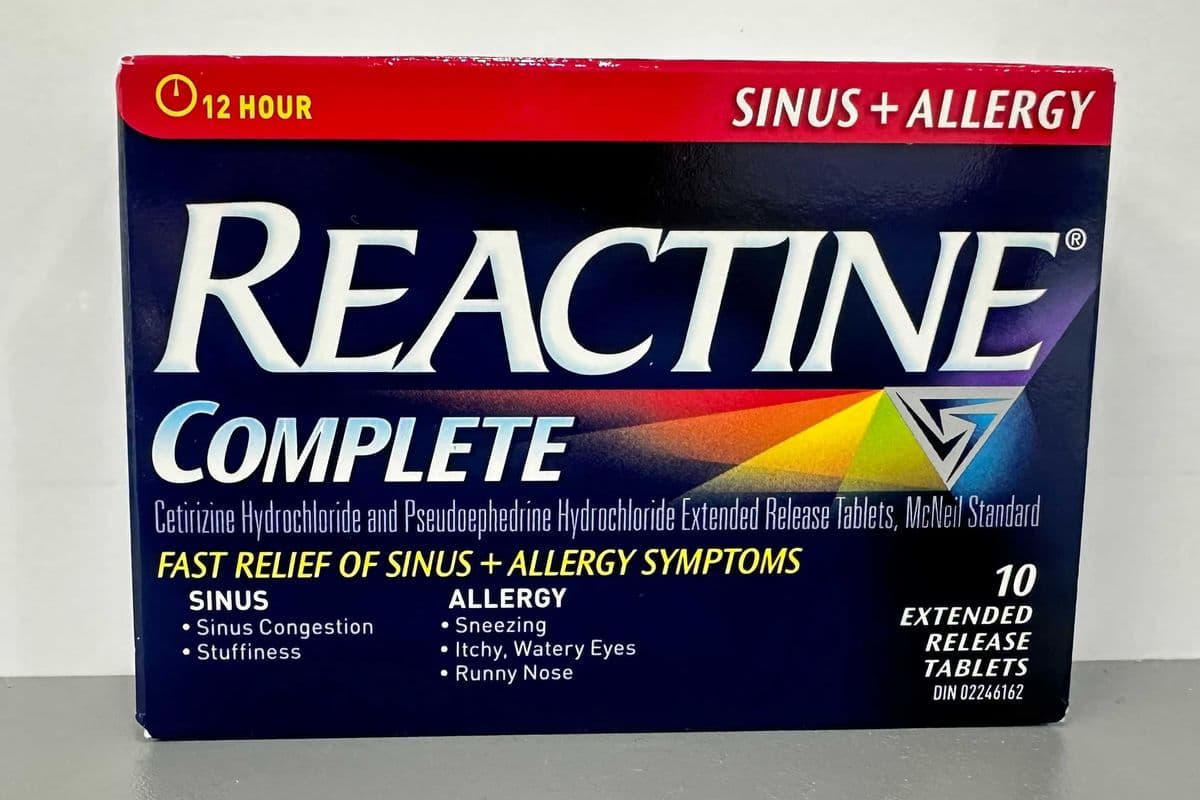 285. Reactine Allergy and Sinus TB (10)
