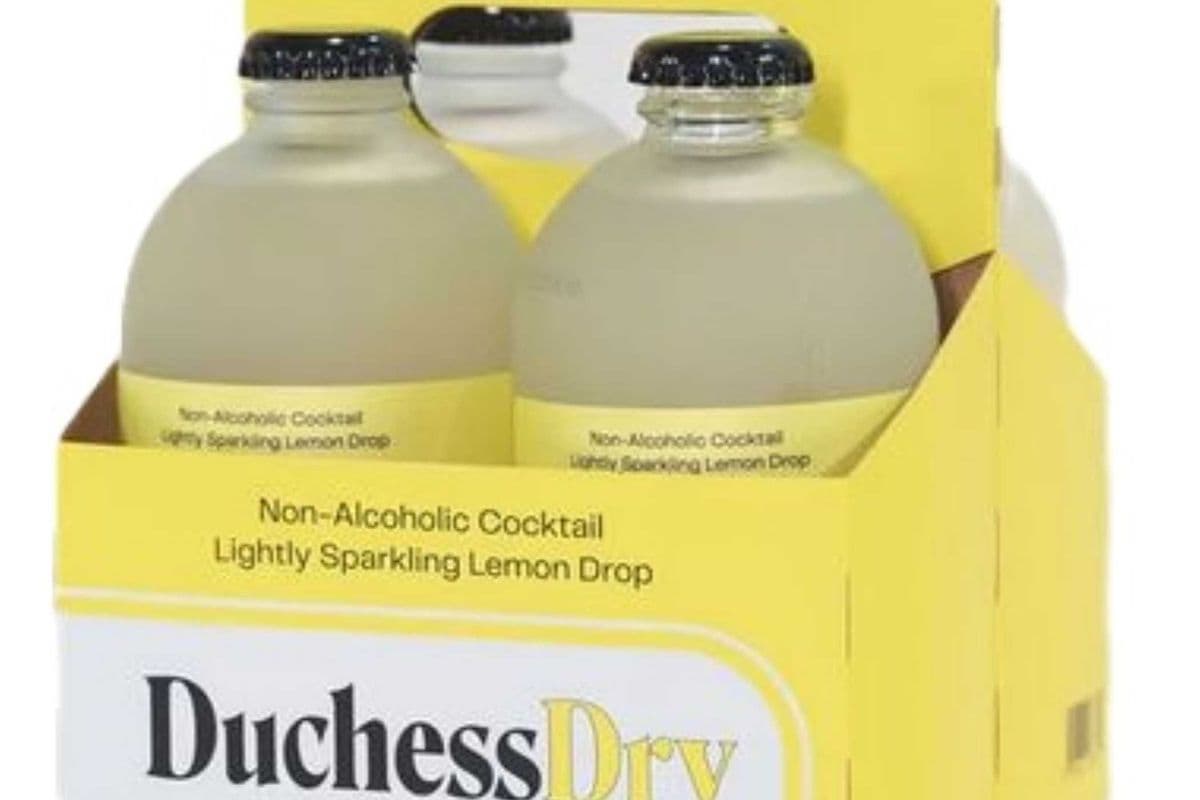 Duchess Dry Non-Alcoholic Lemon Drop Cocktail 4x280ml Bottles