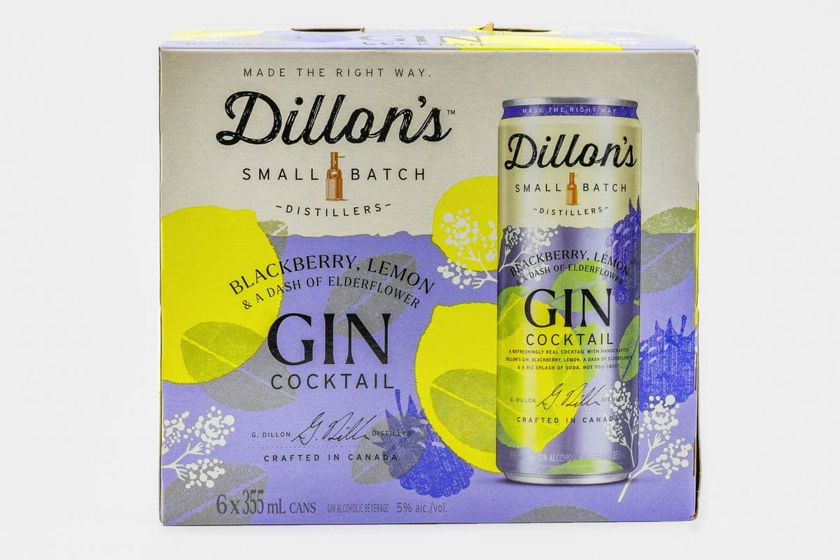 DILLON'S BLACKBERRY LEMON ELDERFLOWER (6 PACK) (6 x 355ML CAN)