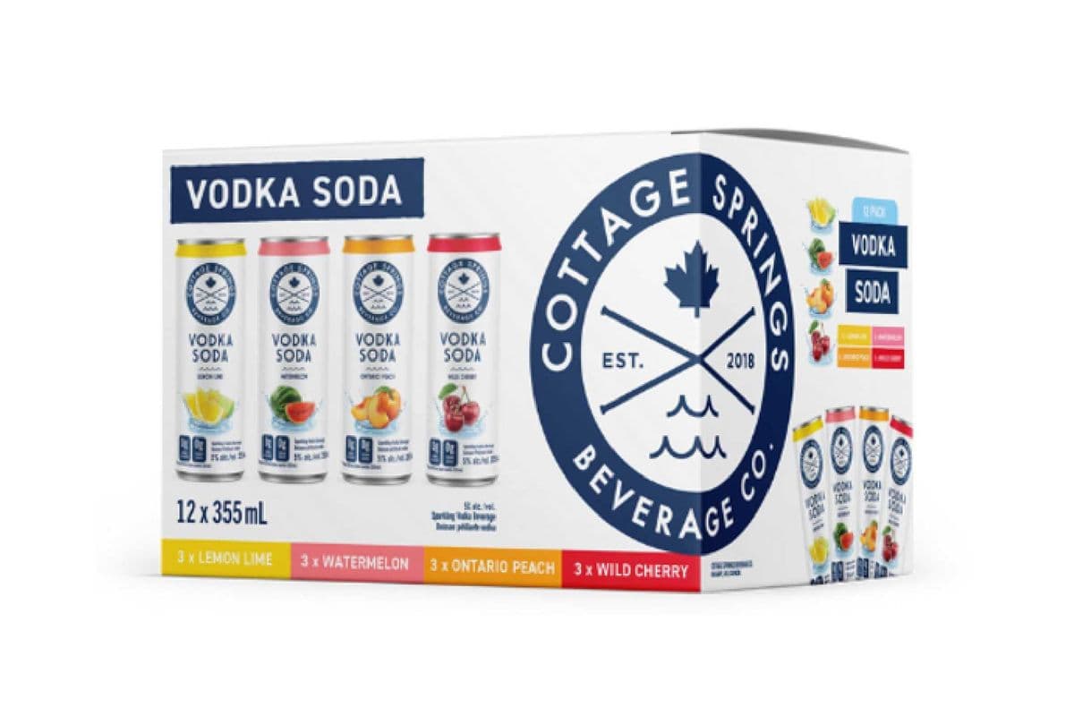 Cottage Springs Vodka Soda (12 x 355ml)