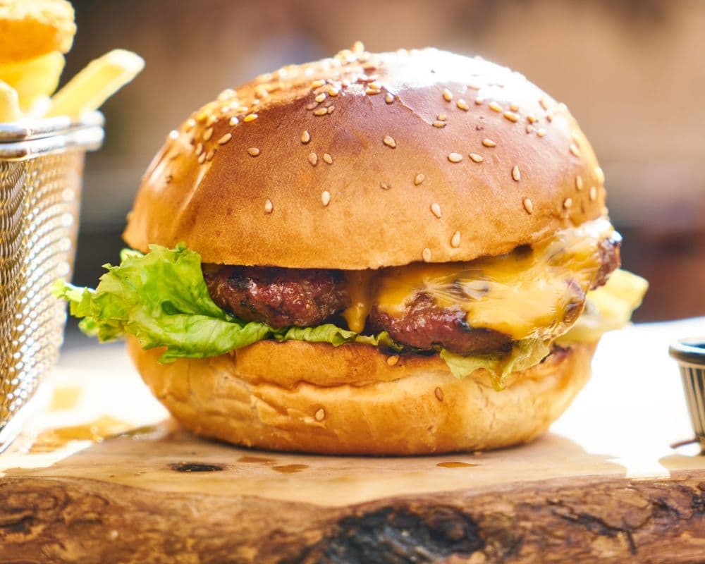 Grass Fed Keto Cheeseburger