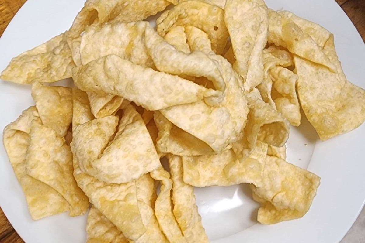 Plain Fried Won Tonton